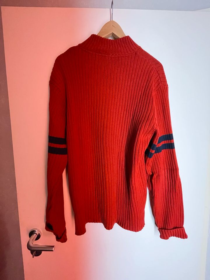 Orig.Tommy Hilfiger Strickjacke XL rot in Hofgeismar