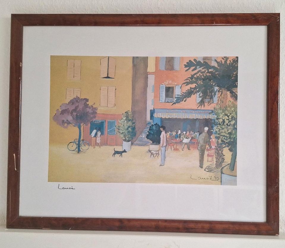 Alphonse Lanoë  Kunstdruck Bild aus Nachlass in Singen