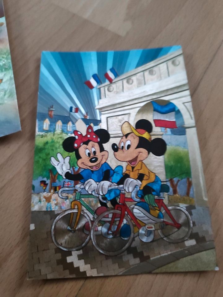 5 Postkarten Micky Maus/ Disney * Magische Farben * RAR in Menden