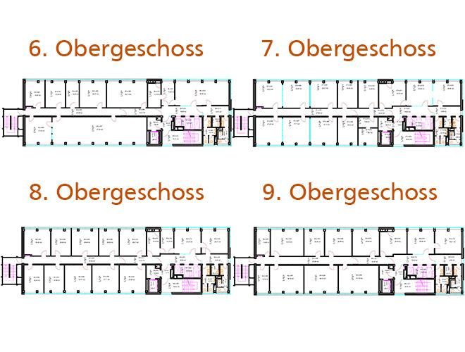 Modernes Büro über vier Etagen mit Panoramablick – Direkt vom Eigentümer! in Frankfurt am Main