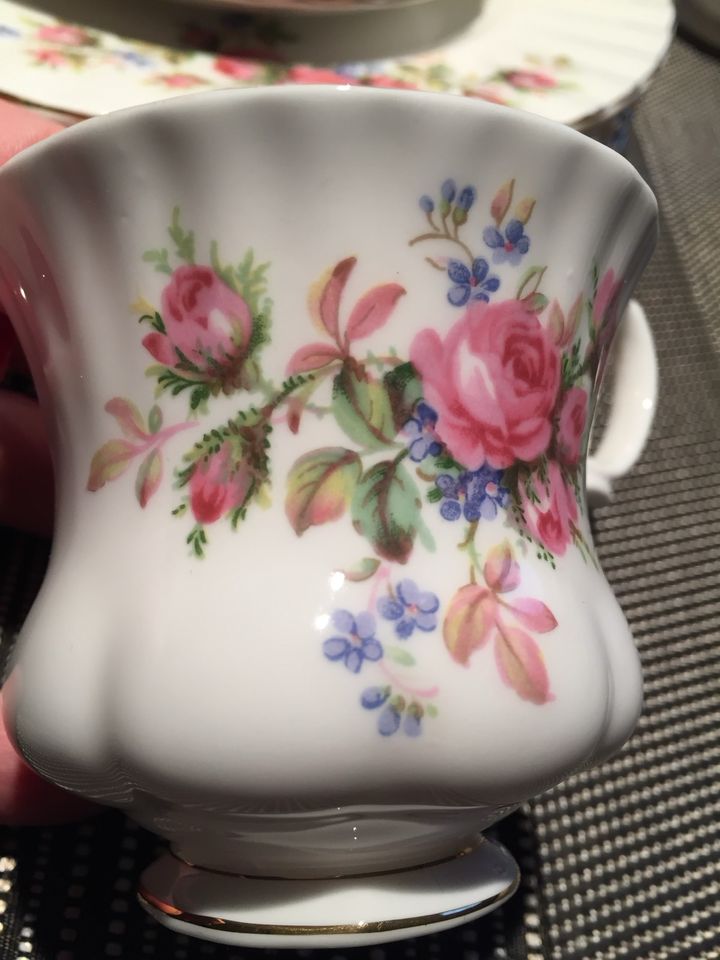 Royal Albert Moss Rose England Bone China Gedecke diverse Artikel in Mainz