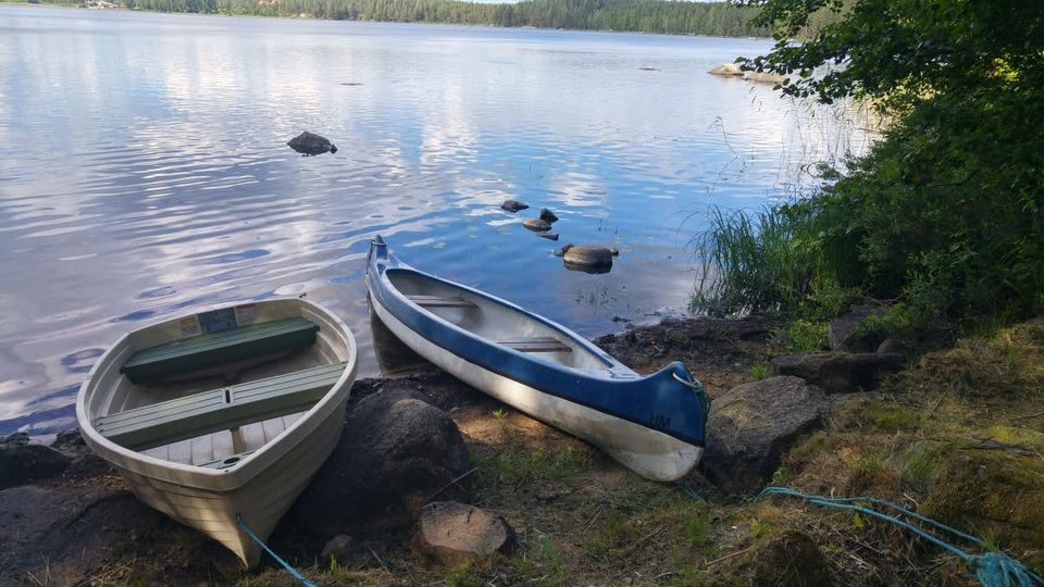 Süd-Schweden Ferienhaus am See Sauna Ruderboot Kanu in Bremen