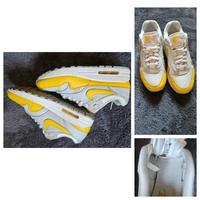Nike Air Max Größe 38 in gelbweiß Leipzig - Schönefeld-Abtnaundorf Vorschau
