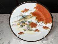 3 japanische Teller mit Blumen- und Naturmotiven, 19 Cm. Sachsen - Meißen Vorschau