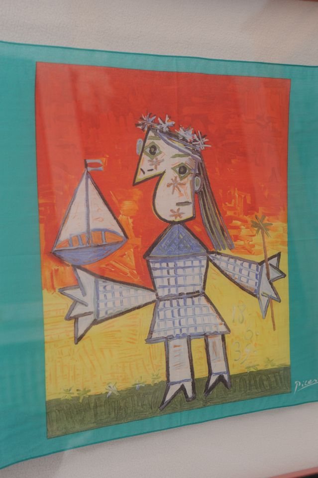 Bild Picasso Tuch im Rahmen hinter Glas in Halver