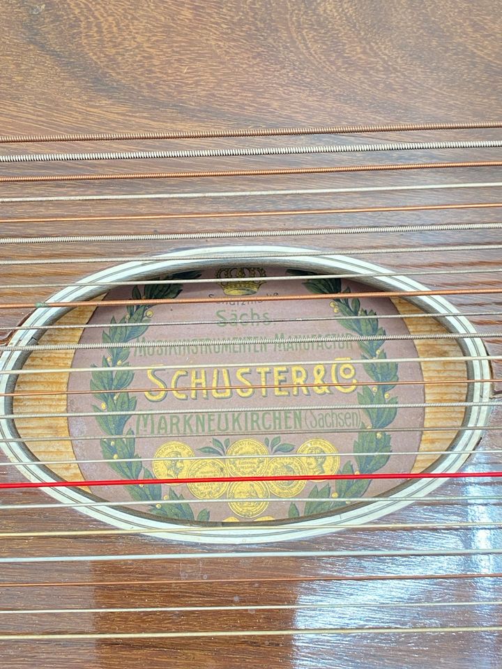 * ALTE ZITHER SCHUSTER & CO SÄCHS MARKNEUKIRCHEN DEFEKT VINTAGE in Berlin