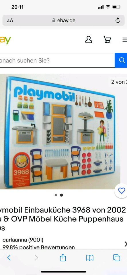 Playmobil Einbauküche 3968 in Grebenhain