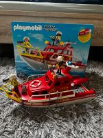 Playmobil Feuerwehrlöschboot 70147 Bayern - Barbing Vorschau