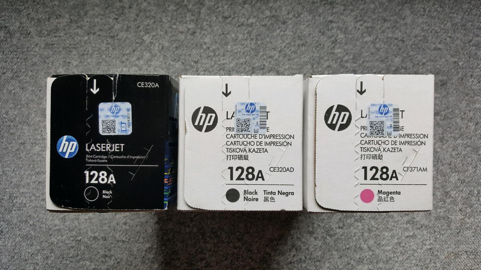 3x HP 128A ORIGINAL TONER NEU & VERSIEGELT, LASERJET PRO DRUCKER in Flensburg