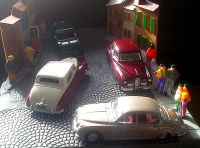 Diorama 1:76 4erSets, MG-Jaguar-Jensen-Triumph, etc. Unikat Baden-Württemberg - Unterensingen Vorschau