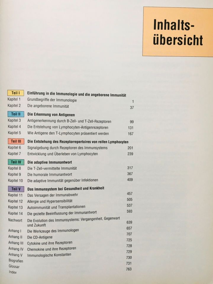Janeway Immunologie Mikro-Biologie Virologie Infektiologie in Bobingen