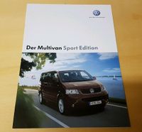 VW T5 Multivan Sport Edition Prospekt 2006 Volkswagen Bulli Niedersachsen - Velpke Vorschau