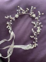 Hochzeit Kopfschmuck Braut Perlen Blumen Perlenband Hessen - Darmstadt Vorschau