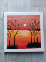 Leinwand Bild Sonnenuntergang 30 x 30cm Baden-Württemberg - Fichtenberg Vorschau