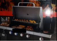 Gasgrill, 4 Brenner + Keramikseitenbrenner, Grillwagen Niedersachsen - Rosengarten Vorschau