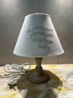 Tischlampe mit Holzfuß kleine Lampe Brandenburg - Brieselang Vorschau