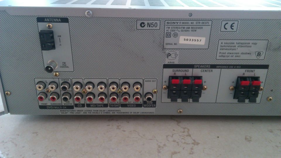 "SONY - Verstärker - Amplifier- Multi Channel 5.1 - silber" in Alzey