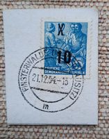 DDR Briefmarke Fünfjahresplan mit Aufdruck 10 auf 12 Pf, 1954 Sachsen - Radebeul Vorschau
