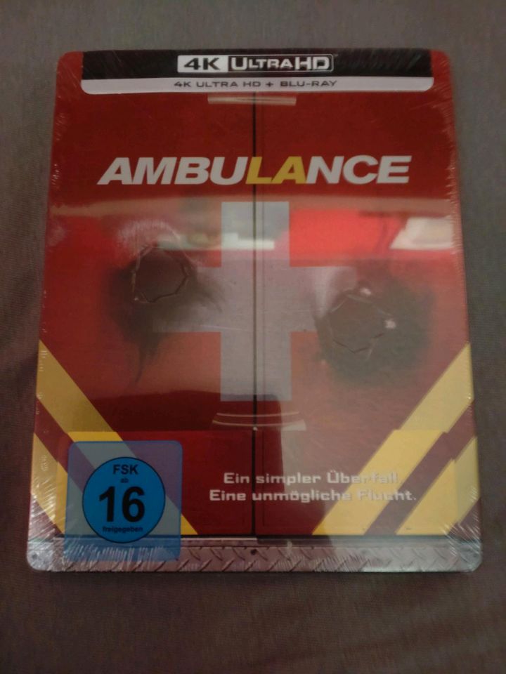 Ambulance 4K + Blu-Ray Steelbook in Ilshofen