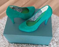 Heels / Pumps / Absatzschuhe in Smaragdgrün Hessen - Eichenzell Vorschau