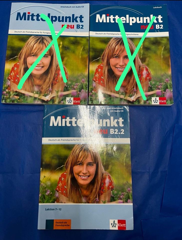 Mittelpunkt B2, B2.2, Deutsch zum Lernen, Deutschbuch in Mainz