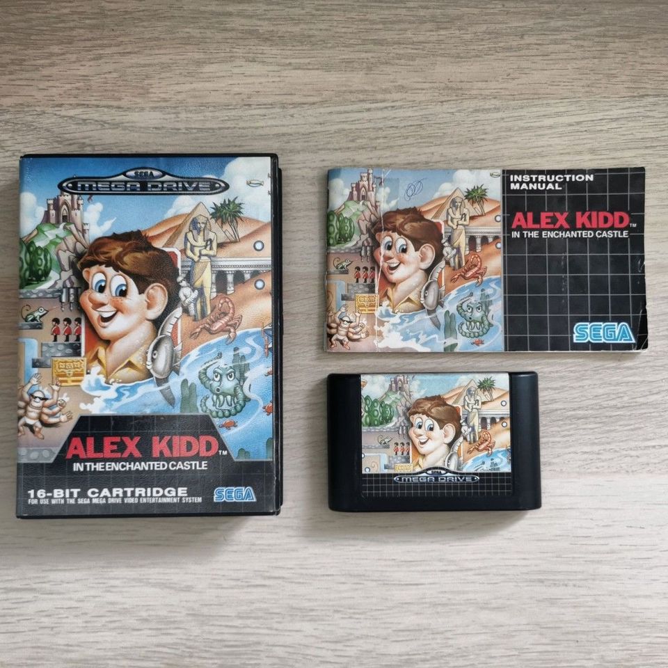 Sega Mega Drive Spiel Alex Kidd in the enchanted Castle in Memmingen