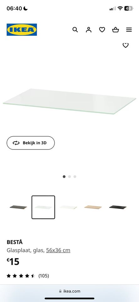 Ikea Besta 6 Glasplatten 15€ für 6 Stück in Gangelt