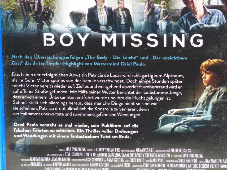 Boy Missing   Blu-ray neuwertig in Bamberg