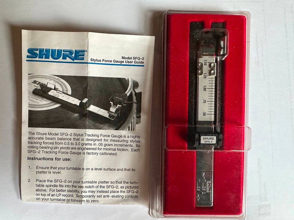 Shure Stylus Force Gauge SFG-2 Tonarmwaage in Gelsenkirchen