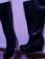 Stiefel 38 Schwarz neuwertig! Hessen - Sontra Vorschau
