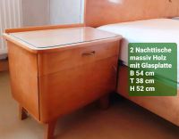 Zwei Nachttische aus Holz * vintage retro mid century* Baden-Württemberg - Neuffen Vorschau