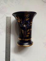 Vase Blau Gold handgemalt Nordrhein-Westfalen - Dinslaken Vorschau