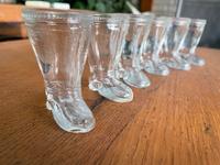 6 Schnapsgläser in Stiefelform kult Retro DDR Pressglas Sachsen-Anhalt - Salzwedel Vorschau