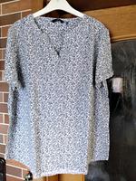 Tom Tailor Kurzarm-Shirt Gr. 44 weiß-blau Bayern - Laaber Vorschau