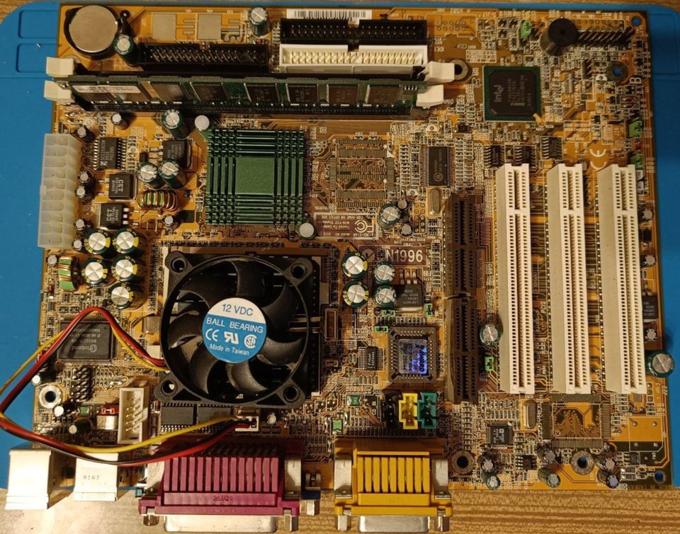 MSI-6178 Motherboard + Prozessor Intel Celeron SL3A2 + 32 MB RAM in Sehmatal-Neudorf