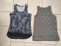 2 Long Tops blau Paisley + grau geblümt Gr. S (36) Kreis Pinneberg - Pinneberg Vorschau