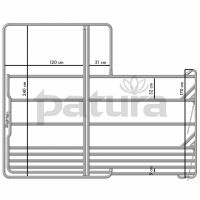 Sicherheits-Pferde-Panel Tor Panel Pferd extra Streben 3 & 3,6m Brandenburg - Treuenbrietzen Vorschau