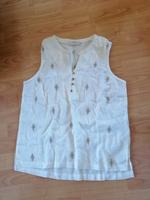 Cream Top beige bestickt Gr. 36 neu Hessen - Dreieich Vorschau