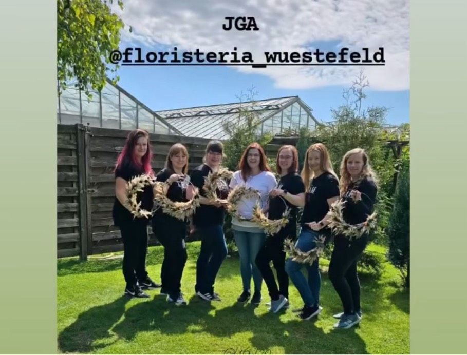 Workshop Trockenblumen Mädelstag Junggesellenabschied Bastelkurs in Dresden