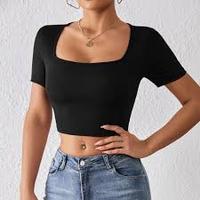 Pull&bear T-Shirt top rib gerippt cropped crop S/M Ibiza boho Baden-Württemberg - Pforzheim Vorschau