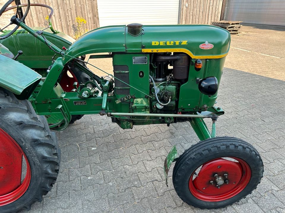 Deutz F1L712 mit Hydraulik Bj. 1959 Oldtimer Traktor Schlepper in Kuppenheim