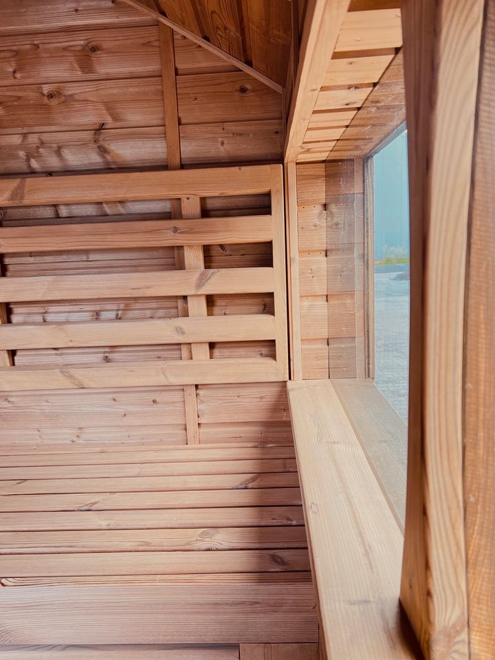 Ausstellungsstück /Exclusive Sauna Hütte  Gartensauna 2,5 x 2,5 m in Rheinbach