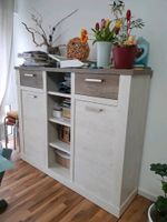 Highboard, Schuhschrank, Kommode, beige-braun Baden-Württemberg - Linkenheim-Hochstetten Vorschau