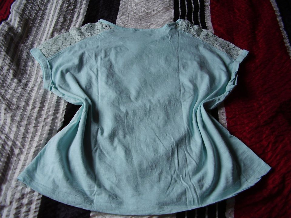 Shirt mit Spitzeneinsatz * Gr. 44 46 XXL * Gina Benotti * TOP ! in Nordendorf