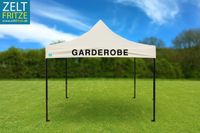 Garderobe Zelt mit Druck Open Air Veranstaltung Event 3x3m NEU Hessen - Trendelburg Vorschau