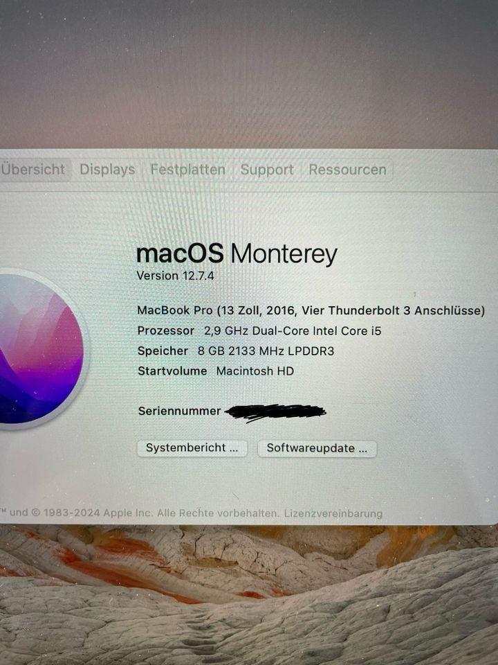 MacBook Pro Ende 2016 mit touchpad in Göttingen