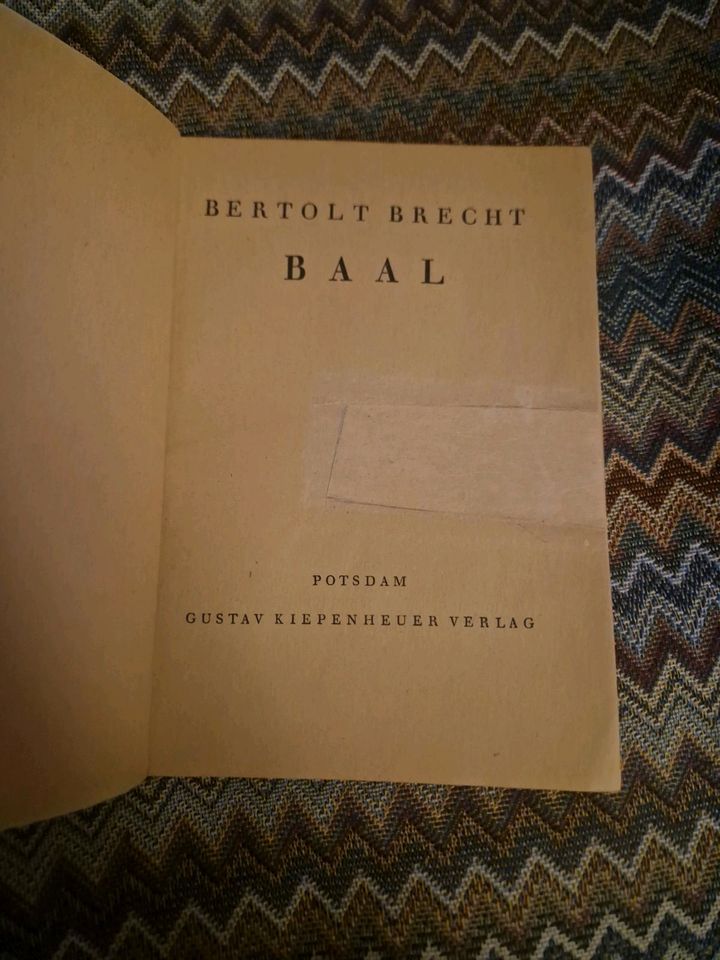 Bertolt Brecht Baal illustriert Einband Caspar Neher in Berlin