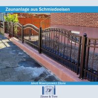 Schmiedeeisen Schmuckzaun Garten- + Flügeltor Lieferung + Montage Berlin - Pankow Vorschau