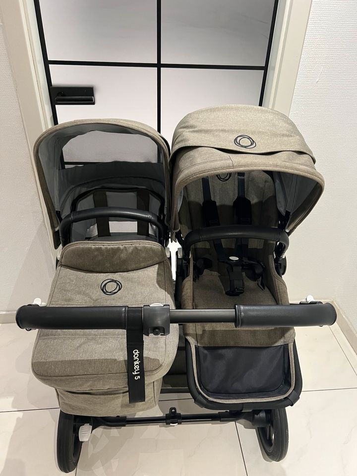 Bugaboo Donkey 5 Geschwisterwagen Duo AktModel Braun NeuwertigTOP in Solingen