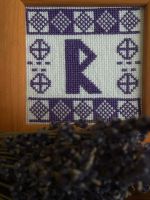 Ein magisches Stickbild „Rune Raido“ 10x10 cm. Ungerahmt. Nordrhein-Westfalen - Hamm Vorschau